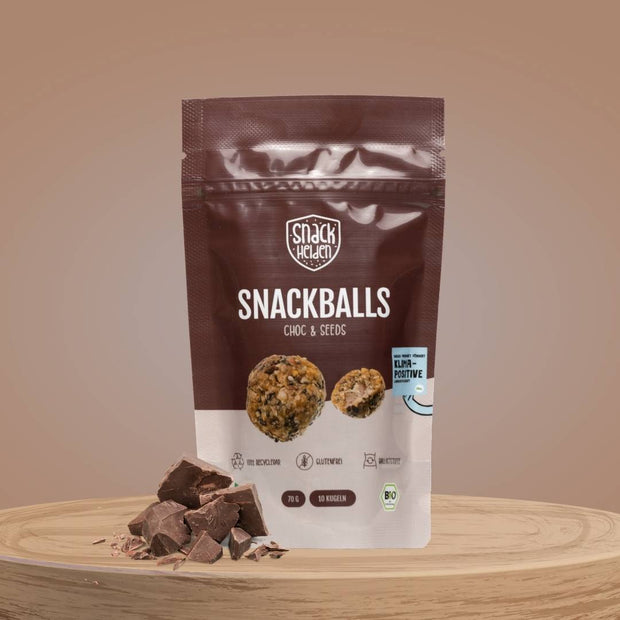Snackballs - Choc & Seeds (8 Packungen)