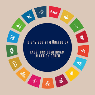 Die 17 SDG's im Überblick - und wie Snackhelden arbeiten wird.